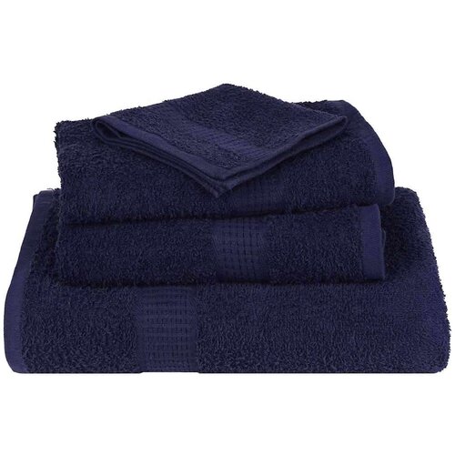 VidaXL 8-dijelni set ručnika modri 360 gsm 100 % pamuk Slike