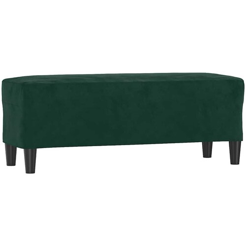  Klupa tamnozelena 100x35x41 cm bar&amp;scaron;unasta Slike