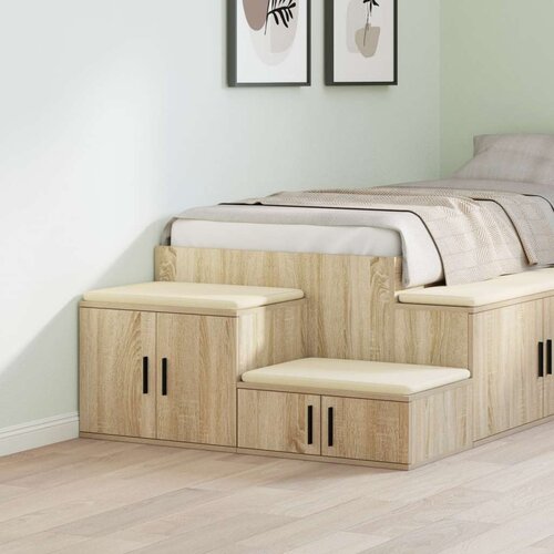 Kabinet za shranjevanje Sonoma hrast 108x41x40 cm iz inženirskega lesa Cene