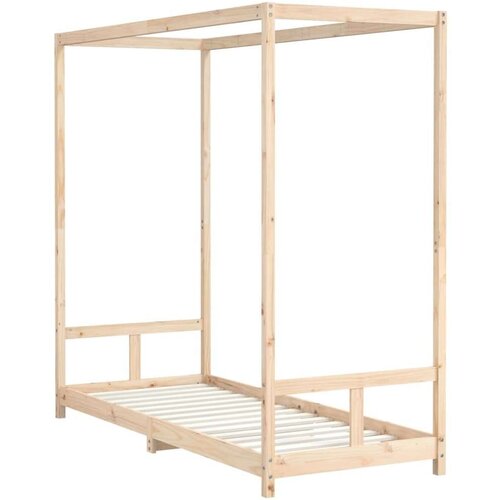 vidaXL Otro&scaron;ki posteljni okvir 80x200 cm trdna borovina Cene