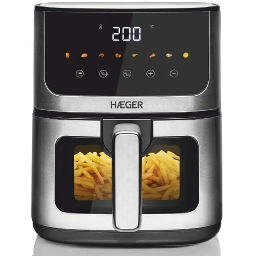 Haeger Friteza na Zrak Haeger Magic Window Siva 1400 W