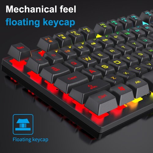 Forev FV-Q1S gaming, rgb, mechanical feel Slike