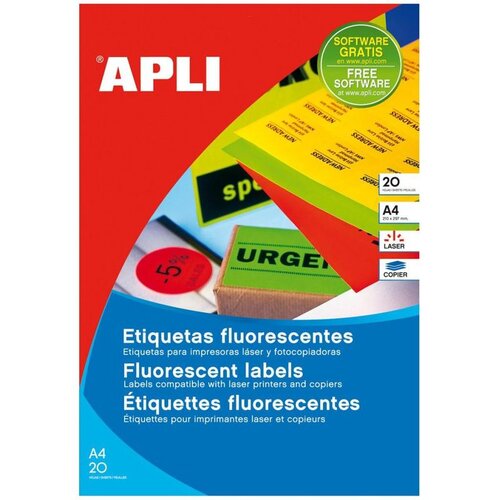 Apli naljepnica flor. crvena 64,0x33,9 20l 2872 Slike