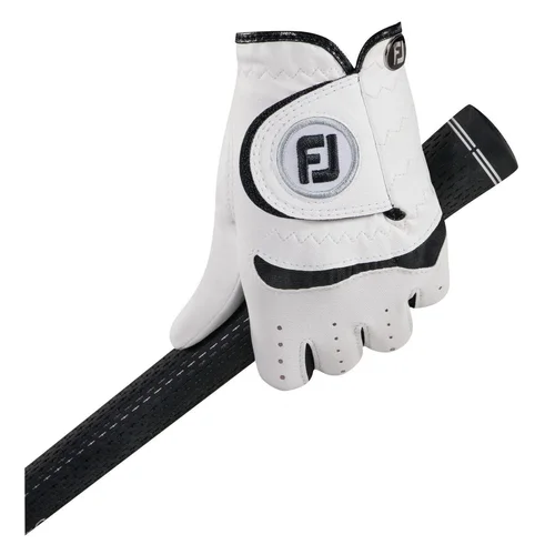 Footjoy Junior Pearl/Black Desna ruka L Rukavice