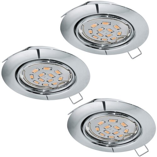 Eglo LED vgradna svetilka Peneto (3 x 5 W, premer: 8,7 cm, 5 W, 1.200 lm, topla bela svetloba) Cene