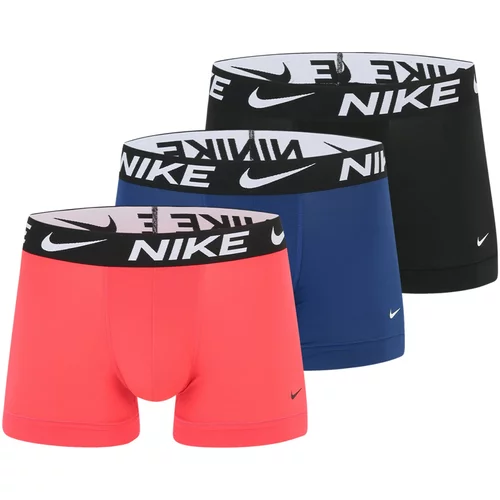 Nike Športne spodnjice modra / neonsko oranžna / črna / bela