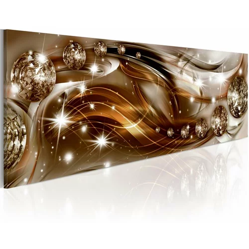  Slika - Ribbon of Bronze and Glitter 150x50