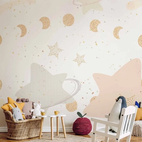  Foto tapeta - Phases of the Moon Among Stardust 150x105 Premium Cene