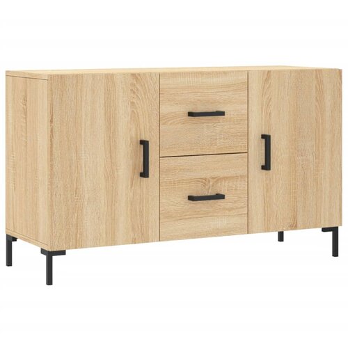  Komoda boja hrasta sonome 100x36x60 cm od konstruiranog drva Slike