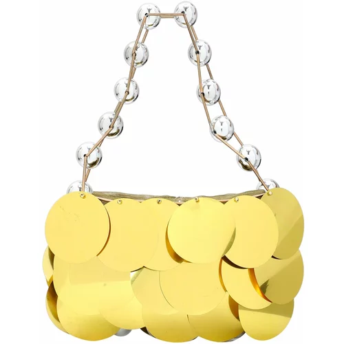 FELIPA Ručna torbica zlatno žuta / srebro