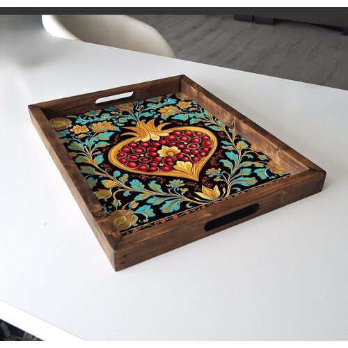 Aberto Design Poslužavnik REF041 48 x 38 x 4 cm, Šareni Cene