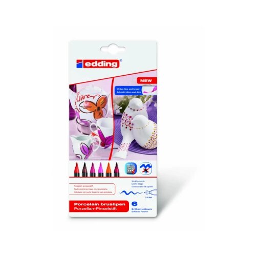  Markeri za porcelan E-4200 1-4mm 1/6, tople boje Edding Slike