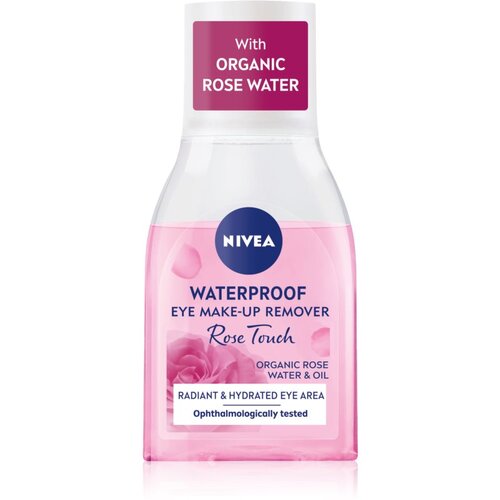 Nivea Rose Touch Waterproof Eye Make-Up Remover odstranjivač make-upa 100 ml za žene Cijene
