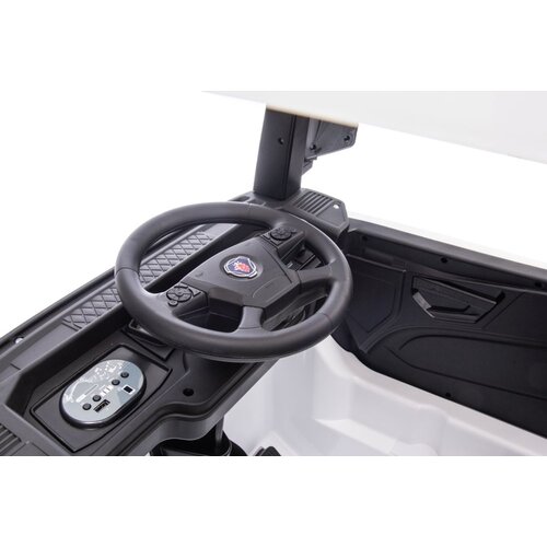 Lean Toys Otro&amp;scaron;ki tovornjak Scania 500R 4x4 24V bela Slike