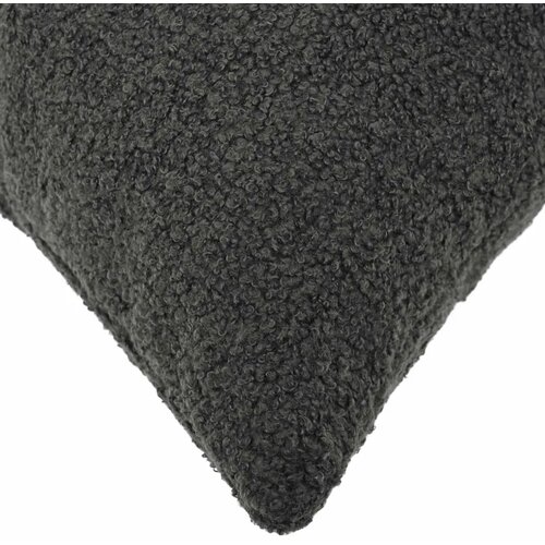  Presvlaka za jastuk 6 pcs HEERLEN Tamnosiva 40 x 80 cm Boucl&amp;eacute; - Tamnosiva 40 x 80 cm 6 Slike