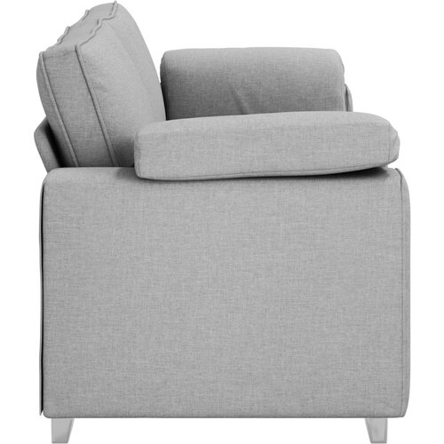 SOFA za 3 osobe Oblačnosiva 220 cm tkanina Slike