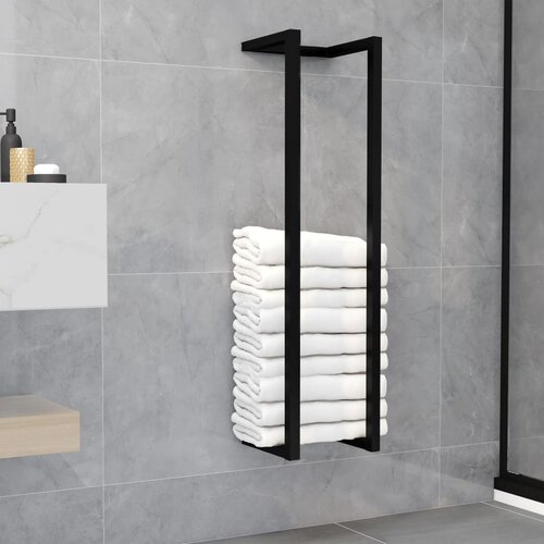 vidaXL Stalak za ručnike crni 25 x 20 x 95 cm željezni Cijene