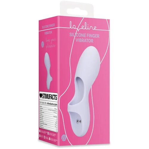 Loveline Klitoralni vibrator Silicone Finger, Beli Slike