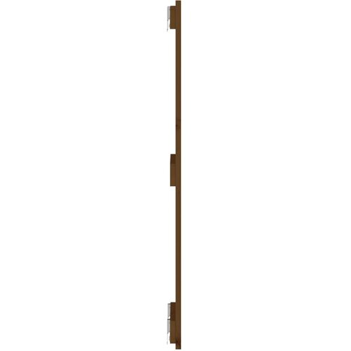  Uzglavlje za krevet boja meda 82,5 x 3 x 90 cm masivna borovina Slike