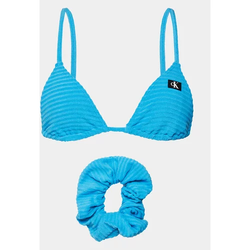 Calvin Klein Swimwear Gornji del bikini KW0KW02468 Modra