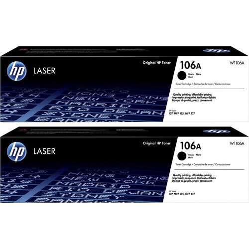  HP 106A črn/black 2 KOSA (W1106A) - original BREZPLAČNA DOSTAVA! Cene