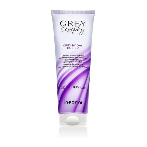 Inebrya GREYlosophy Grey By Day Butter maska za kosu sijeda kosa izbijeljena kosa 250 ml unisex Cijene