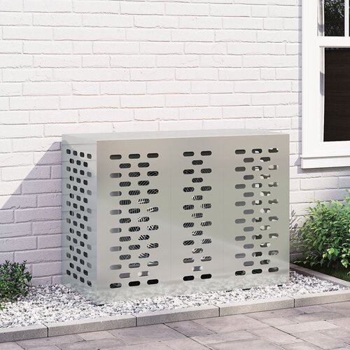 vidaXL Pocinčano Pocinčani čelik 110 x 50 x 80 cm Izdržljivo Cene