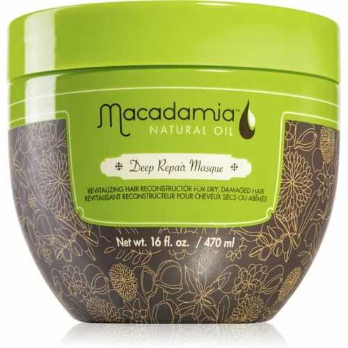 Macadamia Professional deep Repair Masque maska za suhe in poškodovane lase 470 ml
