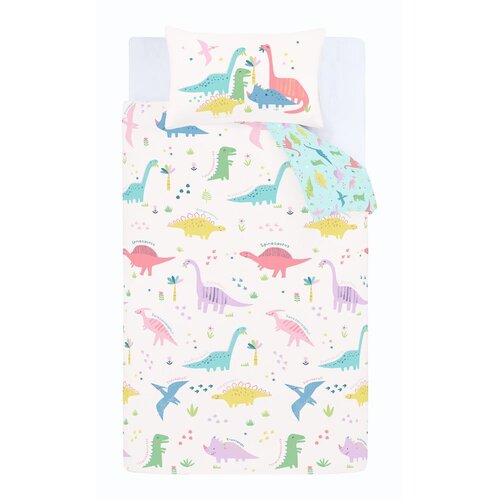 Catherine Lansfield Dječja posteljina za dječji krevetić 120x150 cm Dinosaur Friends – Cijene