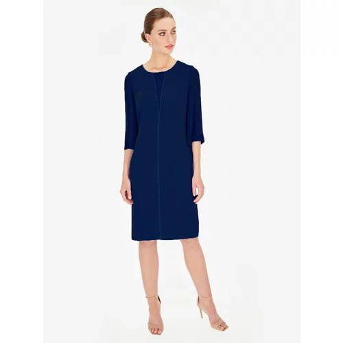 Potis & Verso Woman's Dress Gardena Navy Blue