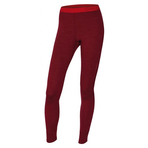 Husky merino thermal underwear Women's trousers dark. brick Slike