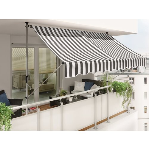 SUNFUN markiza (3 x 1,3 m, sivo-bela) Cene
