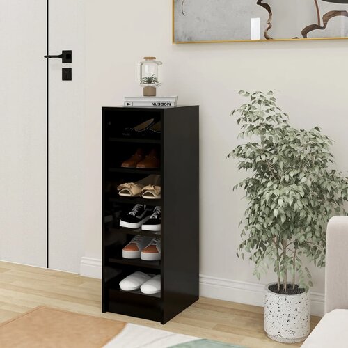 vidaXL ormarić za cipele crni 31,5 x 35 x 90 cm od iverice Cijene