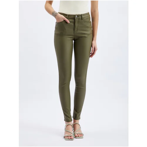 Orsay Khaki Womens Skinny Fit Pants - Women