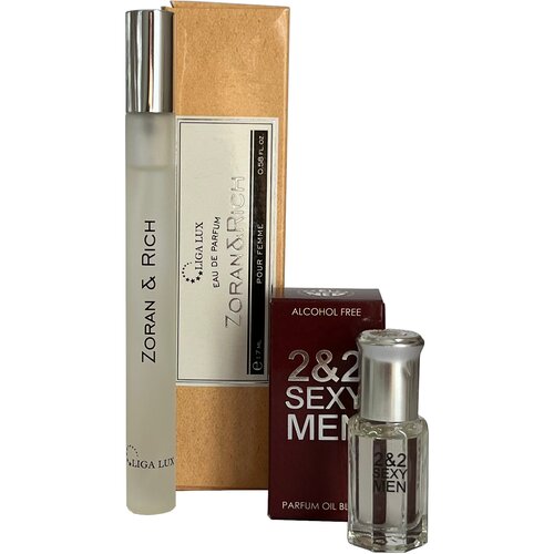 Neo Parfum Mu&scaron;ki set parfema Zoran & Rich, EDT, 17 ml + Parfemsko ulje 2x2 Sexy Men, 6 ml Cene