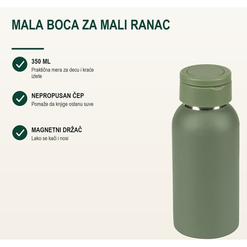 Castelli Boca za vodu Sigma, 350 ml, Maslinasta Cene