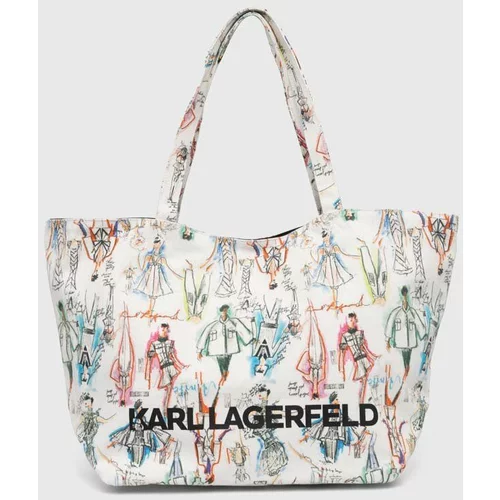 Karl Lagerfeld Bombažna torba 245W3857