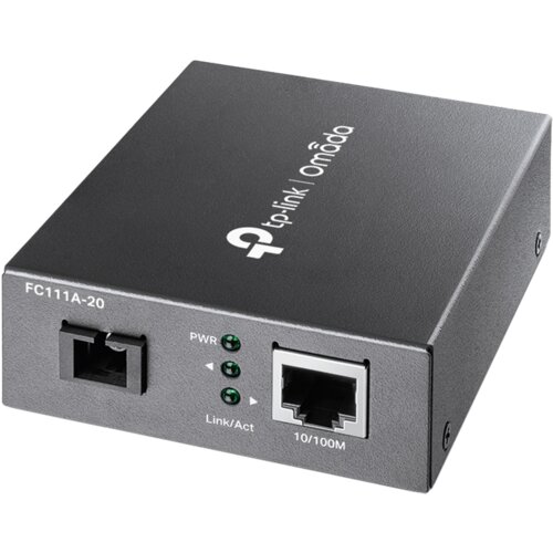  10/100 Mbps RJ45 to 100 Mbps Single-mode SC WDM Bi-Directional Fiber ConverterPORT: 1× 100Mbps SC Port, 1× 10/100M RJ45 Port (Auto MDI/MDIX)SPEC: Full-duplex, Tx:1550 nm, Rx:1310 nm, Up to 20 km, Chassis TL-FC1420 rack-mountable Cene