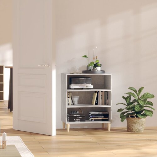 VidaXL Komoda betonsko siva 57x35x70 cm iverna plo&amp;scaron;ča Slike