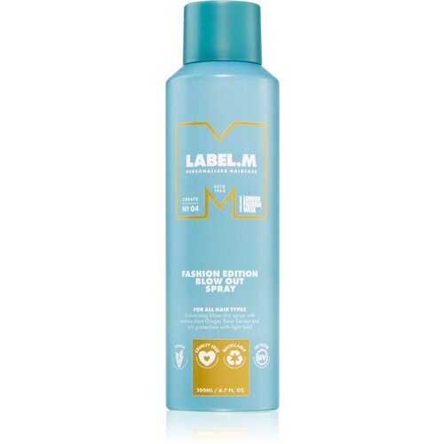 Label.m Fashion Edition pr&amp;scaron;ilo za uporabo med su&amp;scaron;enjem las za naravno prožnost in volumen 200 ml Slike
