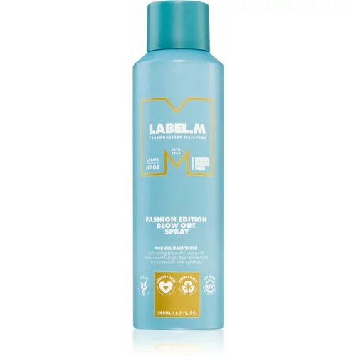 Label.m Fashion Edition sprej za korištenje prije sušenja kose za prirodnu elastičnost i volumen kose 200 ml