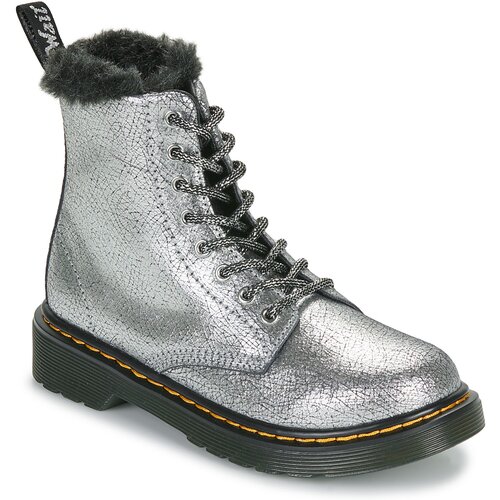 Dr. Martens 1460 Serena J Silver Distressed Foil Srebrna Slike