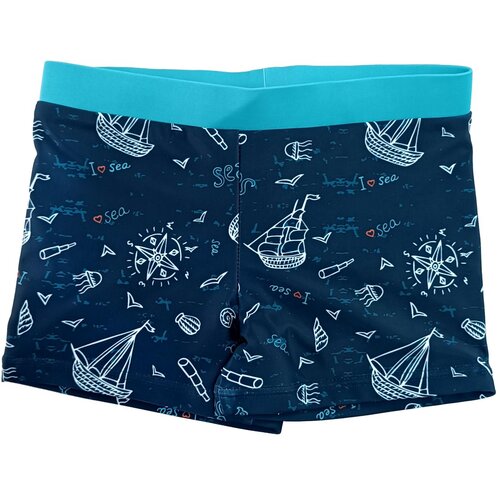 Lucky Kiddo kopalke boxer hlače LK-KBSW BOXER 1_24 021796 F modra 98/104 Cene
