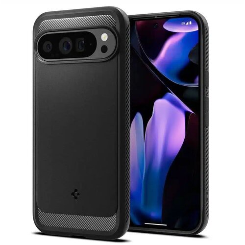 Spigen Rugged Armor maska za GOOGLE Pixel 9 Pro XL &ndash; mat crna Cijene
