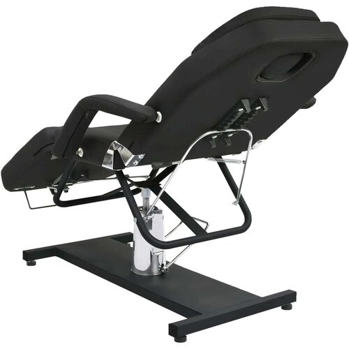 VidaXL Masažna miza črna 180x62x(87-112) cm Slike