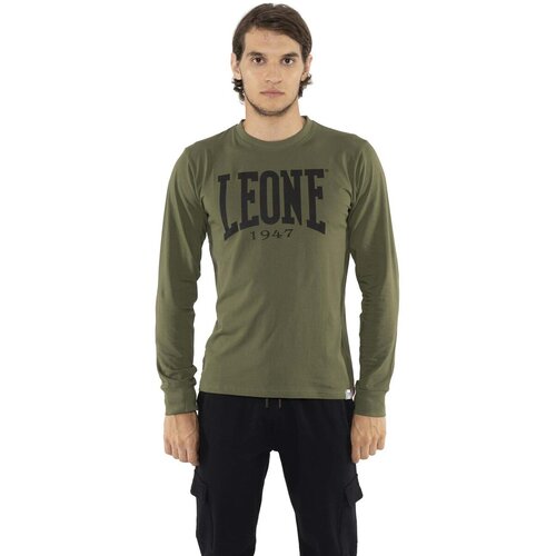 Leone 1947 Majice z dolgimi rokavi Man Tshirt L/S Zelena Cene
