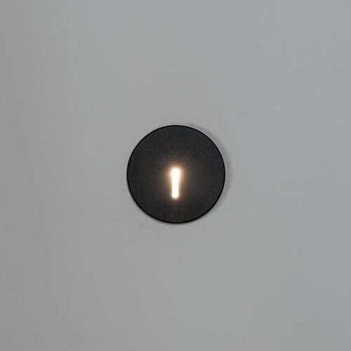Kanlux 90796 - LED svetlo za stepeni&amp;scaron;te MAGNIK LED/1,7W/230V CCT crno okruglo Slike