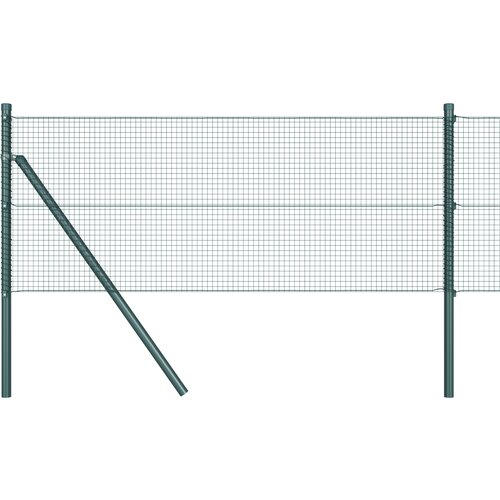vidaXL varjena žičnata ograja z 13 stebri Zelena 0.4x25 m Jeklo, (22085641) Cene
