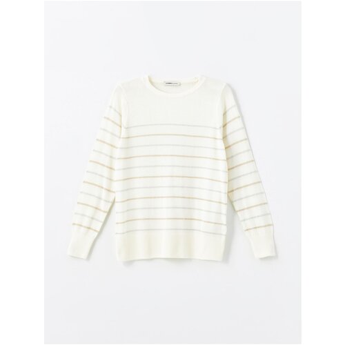 LC Waikiki Crew Neck Striped Women&amp;#039;s Knitwear Sweater Slike