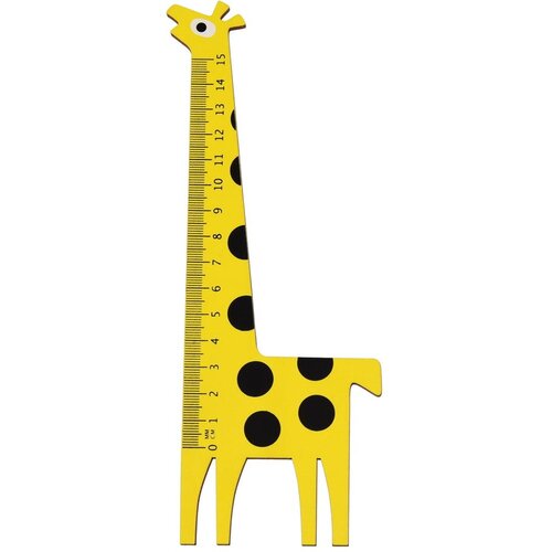 Rex London drveno ravnalo u obliku žirafe Yellow Giraffe Slike